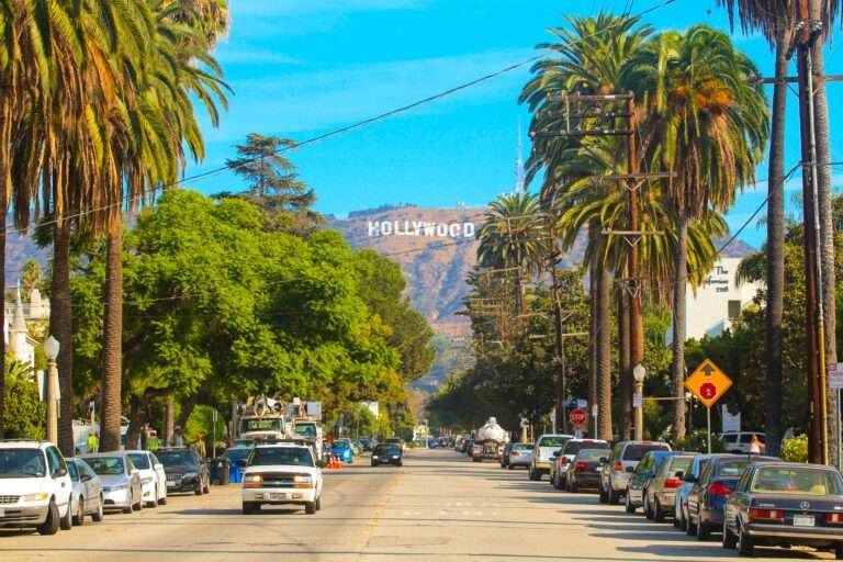 The Hollywood sign, Los Angeles, CA